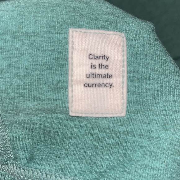 💕 VUORI LIKE NEW WOMEN'S LONG-SLEEVE HALO CREW IN CELANDON HEATHER - Sz LARGE - Picture 12 of 12